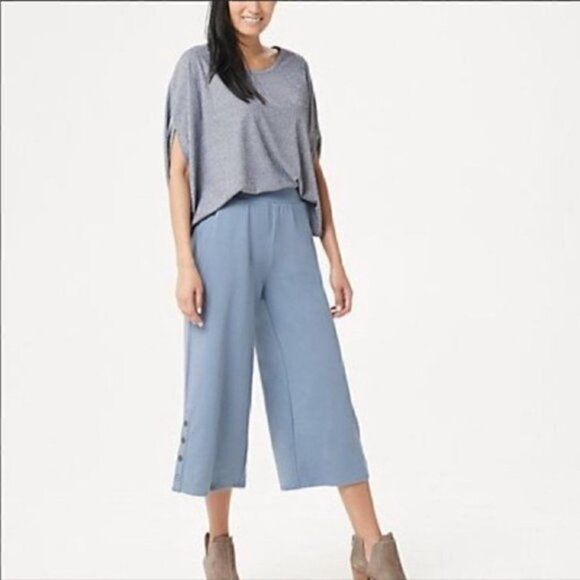 NWOT Lisa Rinna Collection Culottes with Hem Detail Sz XXS - Picture 7 of 10